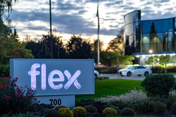 flex united states building exterior branded sign