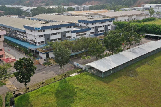 Exterior of Flex building in Batam, Indonesia