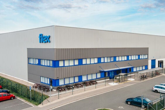 Exterior of Flex building in Czech Republic