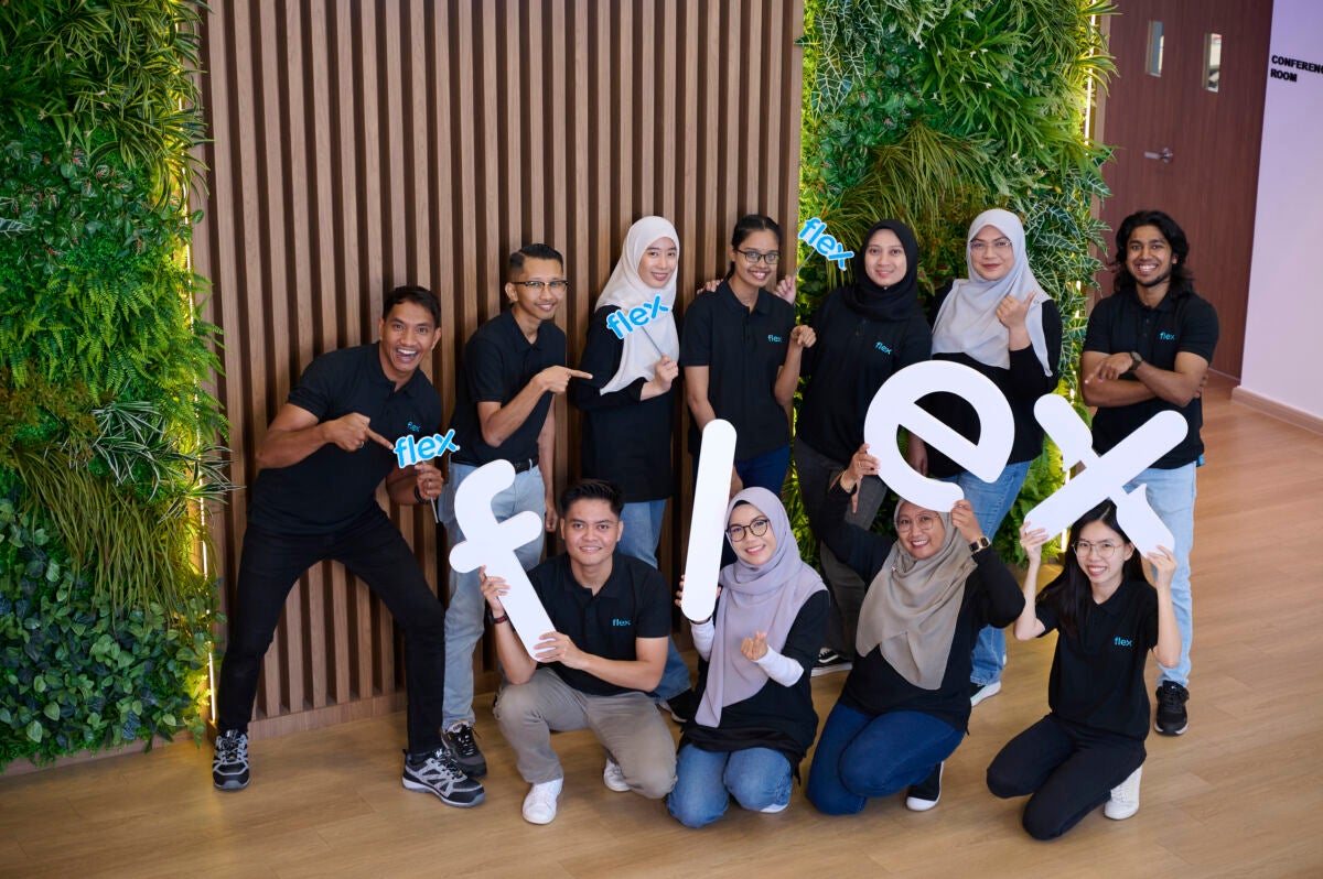 Group of diverse employees at Flex Penang