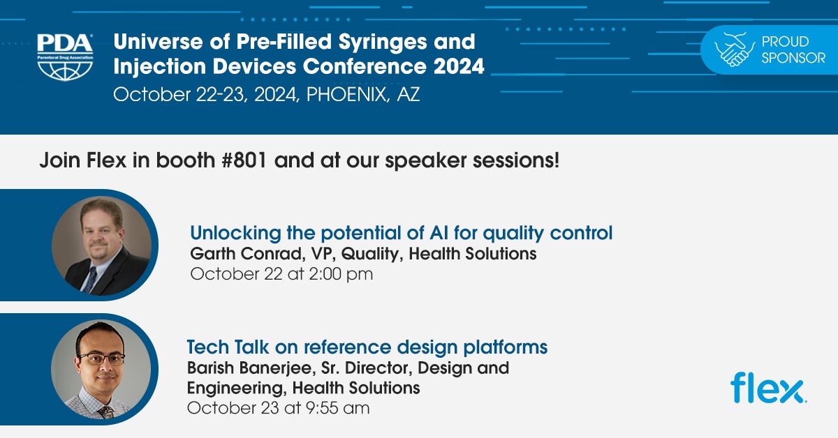 Garth Conrad, VP of Quality for Health Solutions, Flex 