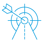 icon depicting our net zero greenhouse gas emissions target and goal