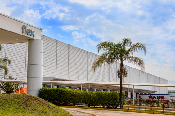 Exterior of Flex building in Brazil